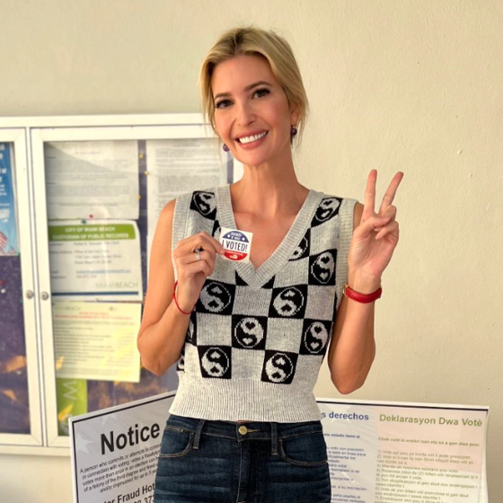 Ivanka’s early voting tweet completely blows up in her face