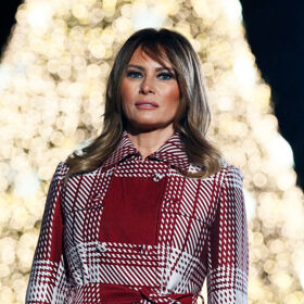 Melania swears she gives a f*ck about Christmas, stages awkward photo opp with foster kids to prove it