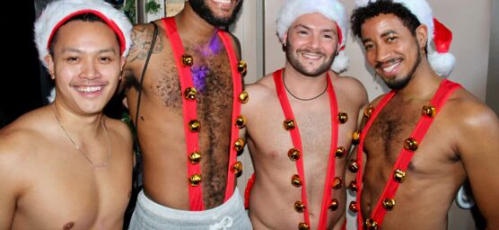 PHOTOS: These sexy Speedo-clad Santas will put you on the naughty list