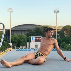 Tom Daley on being a daddy, crocheting, and the sexy celeb he’d gladly knit a harness for