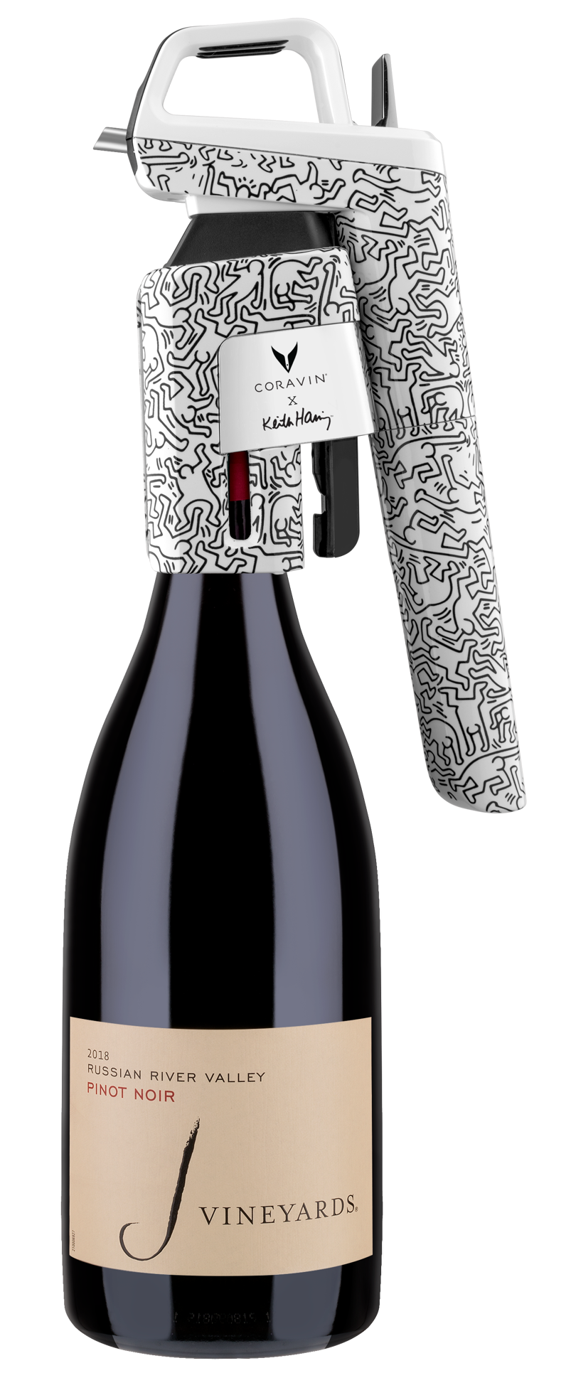 Coravin x Keith Haring wine preservation