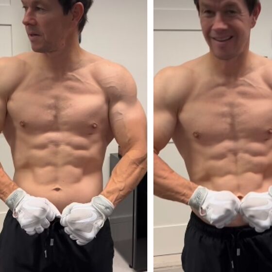 Mark Wahlberg shows he’s still ridiculously ripped at 51 with topless, gym video
