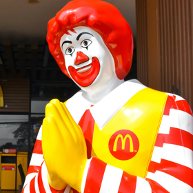 You won’t believe how much someone paid for a sexy statue of Ronald McDonald in a speedo