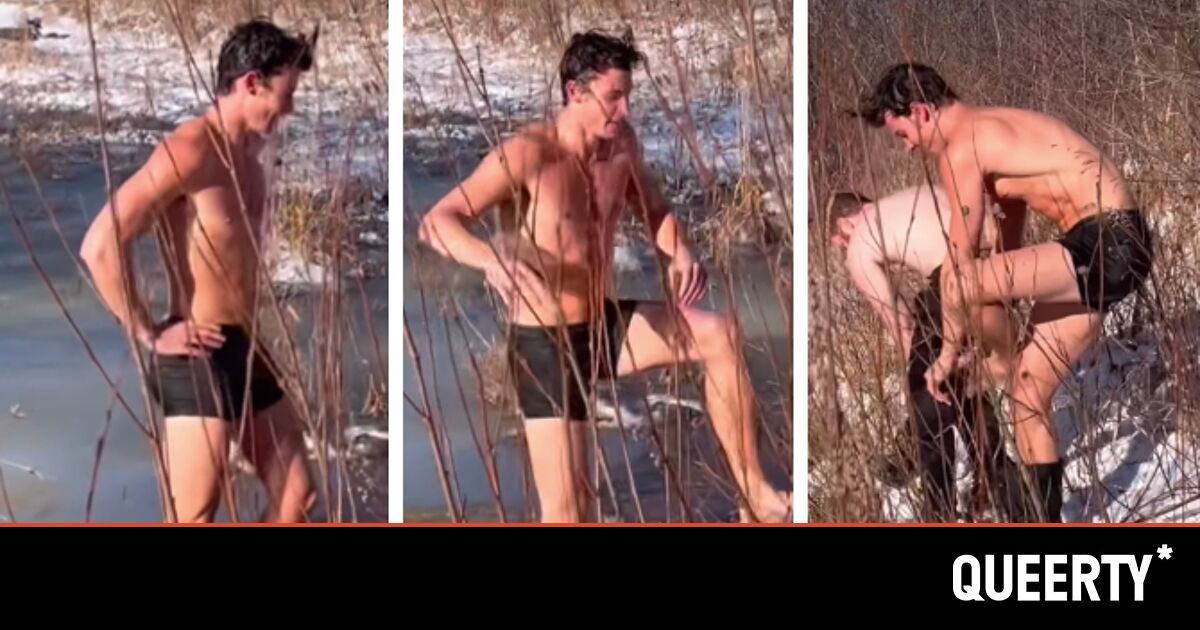 Shawn Mendes Strips Down To Underwear With Possible New Girlfriend