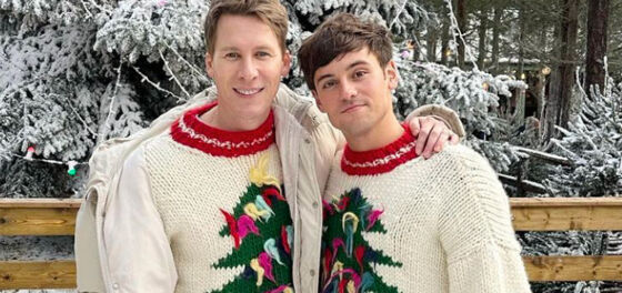 Tom Daley teaches us how to make eggnog while looking sexy in an ugly Christmas sweater