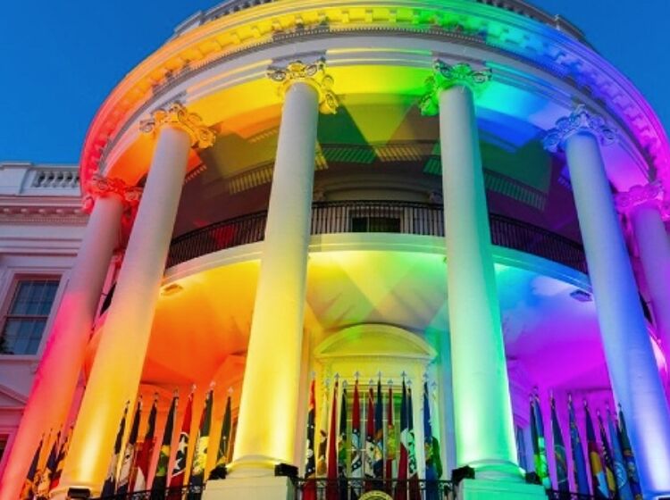 White House lit in rainbow colors after Biden signs the Respect For Marriage act
