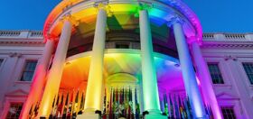 White House lit in rainbow colors after Biden signs the Respect For Marriage act