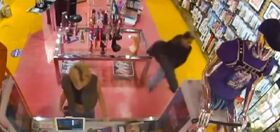 Man tries to take enormous 30″ sex toy at adult gift store and, um, it doesn’t end well