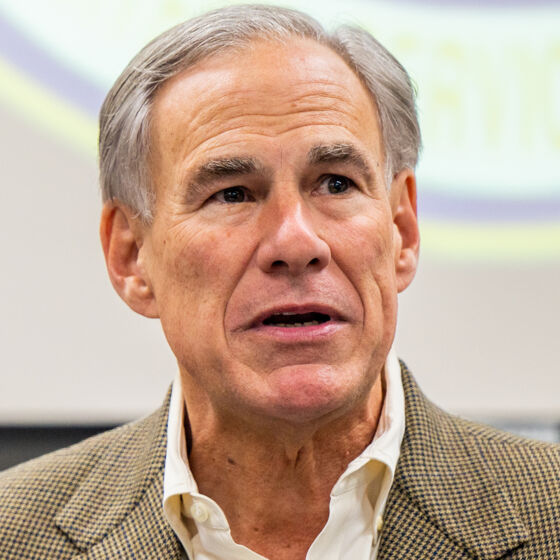 Texan mess Greg Abbott is getting lit up online for his latest bout of hypocrisy