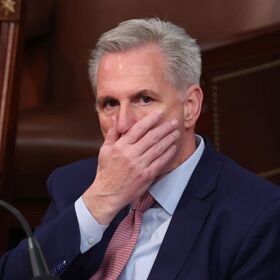 The GOP descends into a whole new level of chaos & it’s all thanks to Kevin McCarthy’s elbow from behind