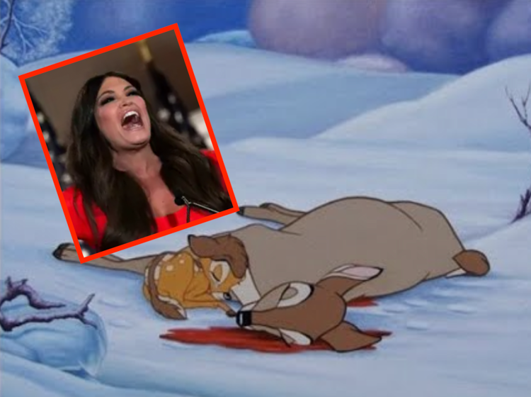 Kimberly Guilfoyle enrages MAGA mob with weird birthday message to Eric Trump featuring Bambi’s mom