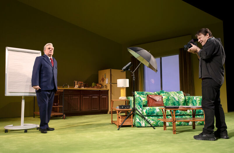 Nathan Lane and Danny Burstein in Pictures From Home on Broadway