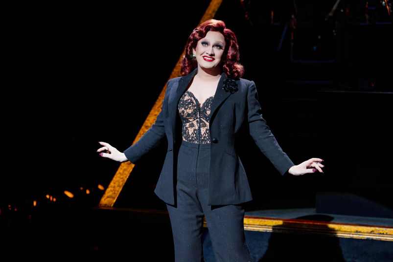 Drag star Jinkx Monsoon in the Broadway production of Chicago