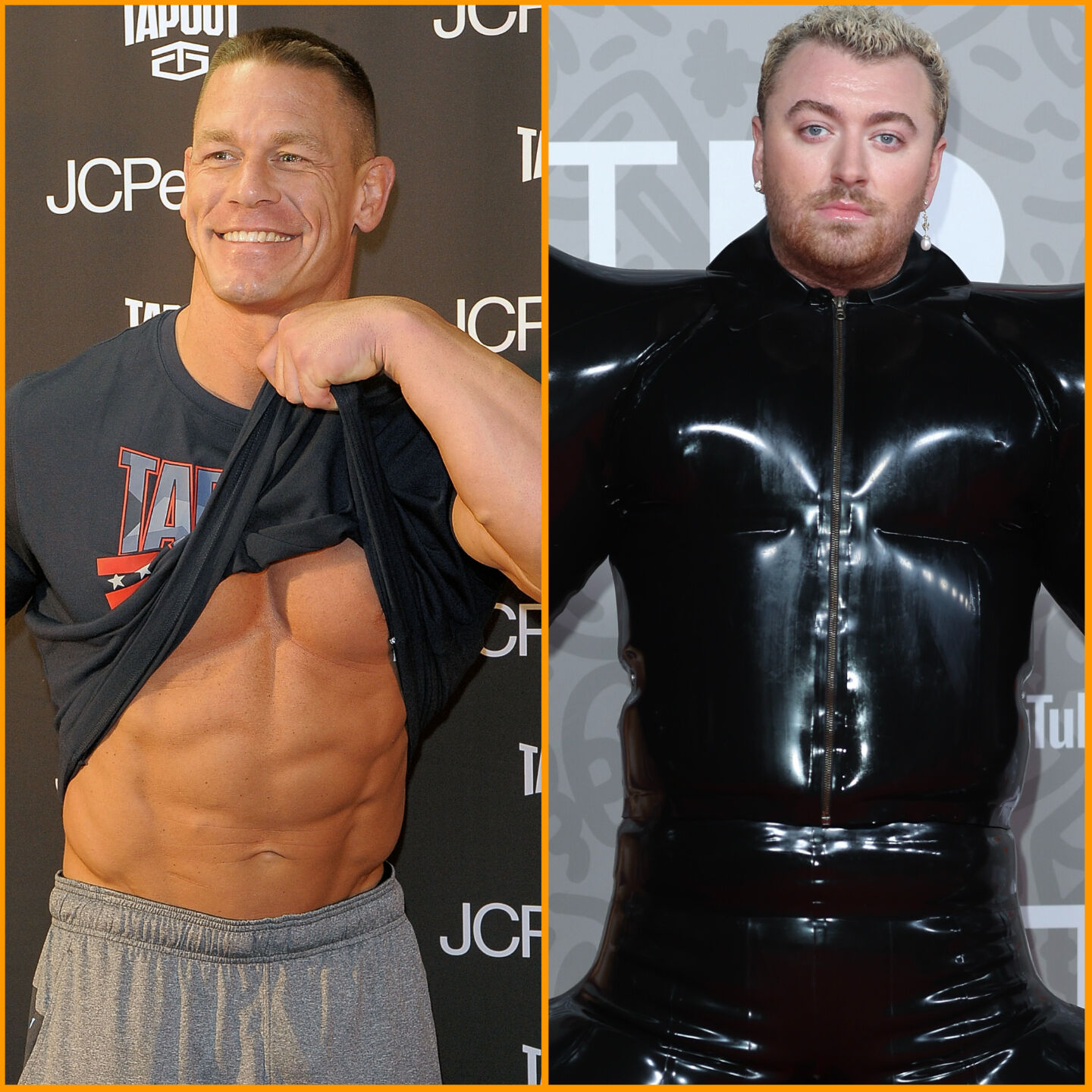 John Cena’s miniskirt makeover & Sam Smith’s latex bodysuit join forces to slay the internet to pieces