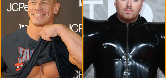 John Cena’s miniskirt makeover & Sam Smith’s latex bodysuit join forces to slay the internet to pieces