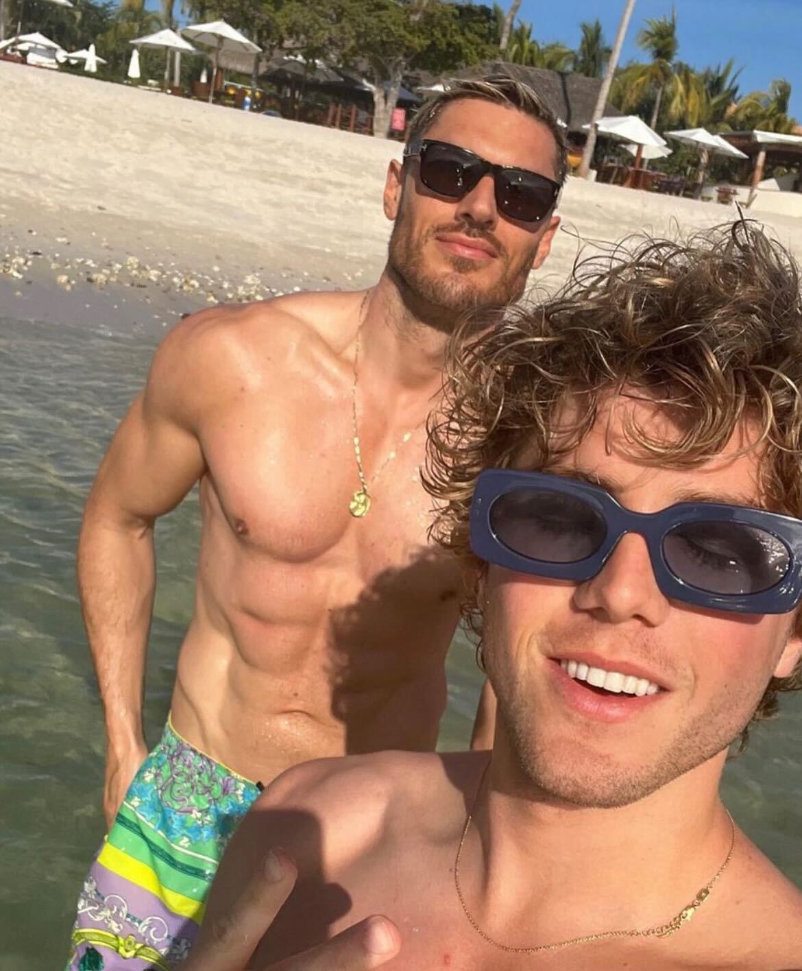 Did Lukas Gage just share a scorching hot boyfriend reveal?