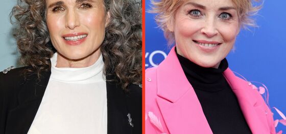 Andie MacDowell spills the tea on Sharon Stone meeting gay guys on this popular dating app