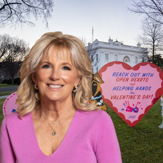 Jill Biden’s “Valentine to the country” on the White House lawn has conservatives mad as hell