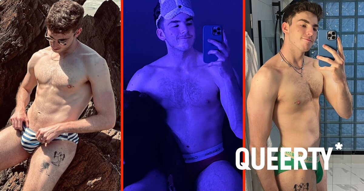 When he’s not hanging out on Twitch, this hunky gaymer is posting thirst traps on Instagram