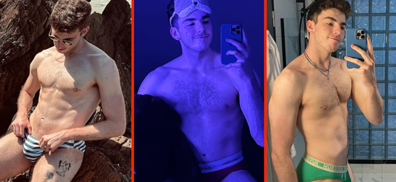 When he’s not hanging out on Twitch, this hunky gaymer is posting thirst traps on Instagram
