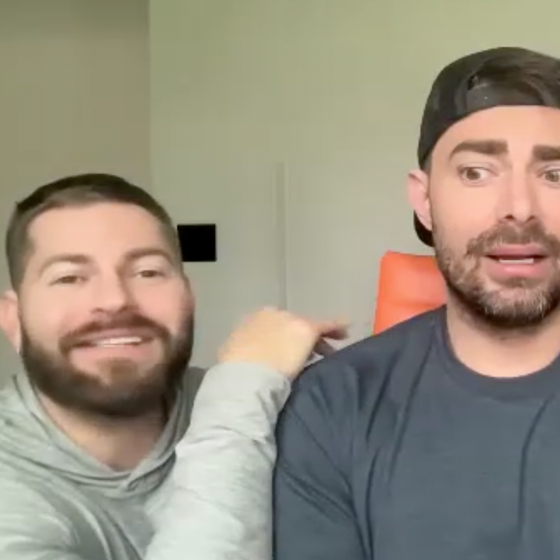 Jonathan Bennett and Jaymes Vaughan share the secret to happy coupledom, living the fantasy
