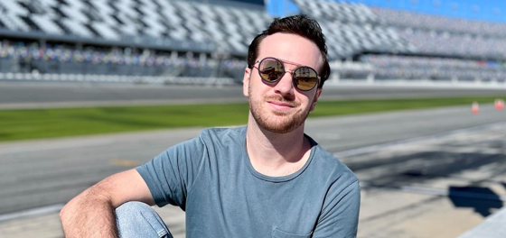 NASCAR racer Zach Herrin is using his rainbow-colored car to fight “Don’t Say Gay” laws