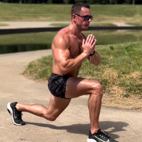 Hunky fitness trainer Dan Welden demonstrates what exercises will lead to more intense orgasms