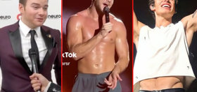 Dan Reynolds getting sweaty, Chris Colfer’s “PTSGlee,” & Shawn Mendes on “super beautiful” crop tops