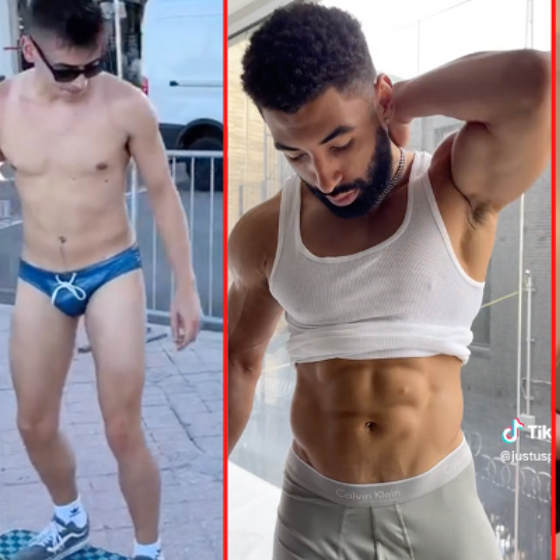 Skateboarding in Speedos, a tip for great service, & a gay soldier’s perfect man