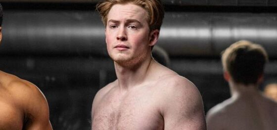 Kit Connor is seriously pumped up in a new, shirtless gym photos