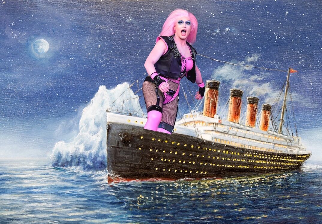 Drag queen Rose on the Titanic