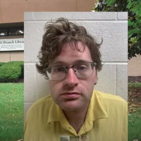 He sprayed “groomer” on libraries around DC. Guess what cops found when he was arrested