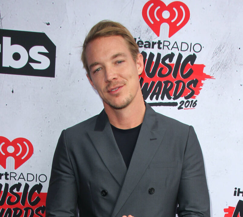 Diplo on the red carpet
