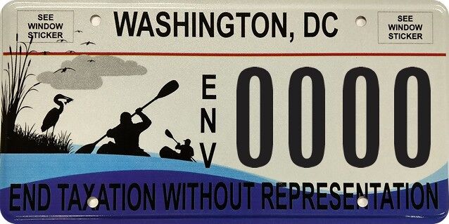 DC license plates