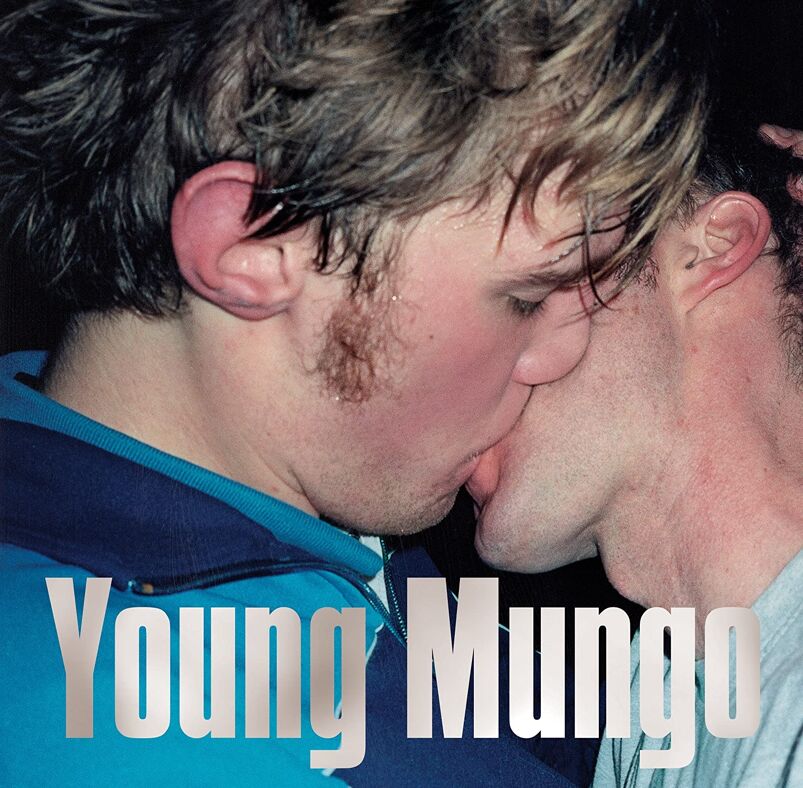 On the book cover for 'Young Mungo' two young men passionately kiss