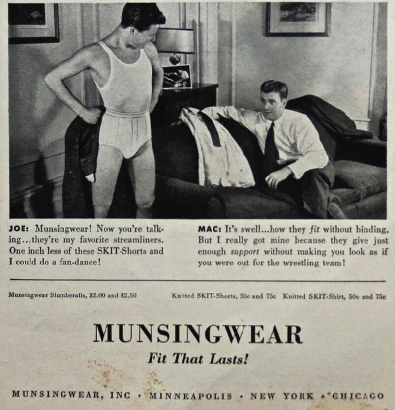 PHOTOS 25 vintage male underwear ads a brief history on undies