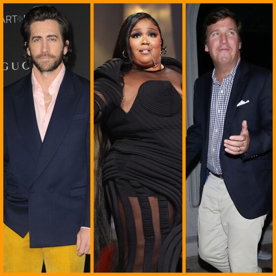 Jake Gyllenhaal’s golden shower saves the day, Tucker Carlson gets filleted, & Lizzo’s drag protest slays