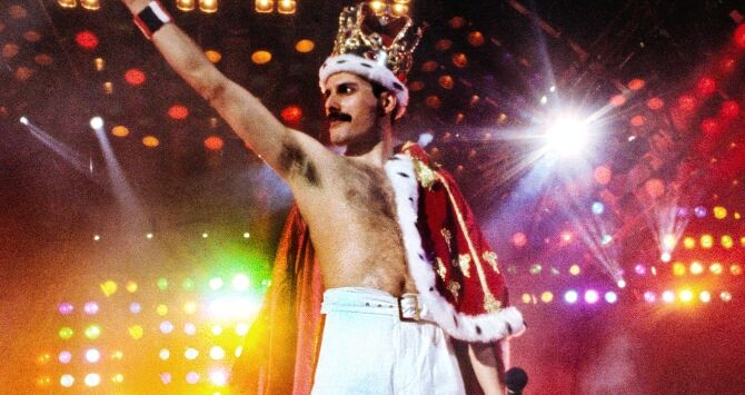 Freddie Mercury, Queen - Wembley Stadium 1986, Photograph by ©Denis O’Regan