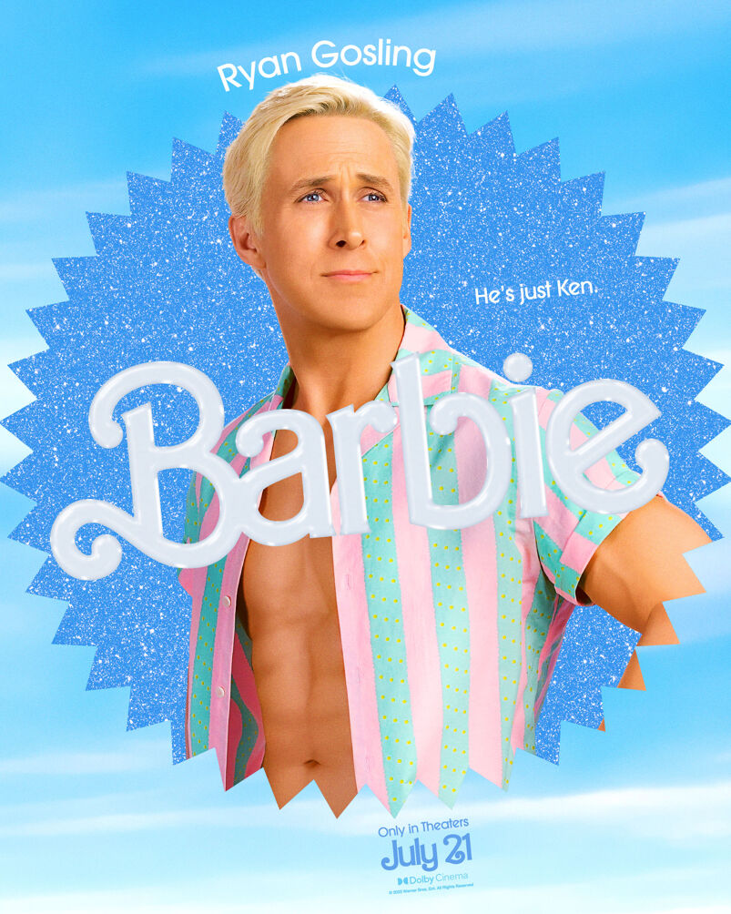 Ryan Gosling's Barbie poster