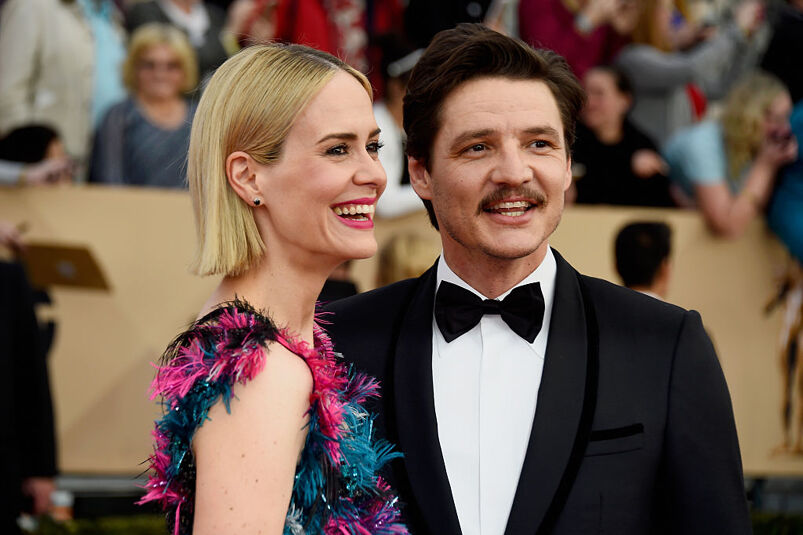  Sarah Paulson (L) and Pedro Pascal attend the 22nd Annual Screen Actors Guild Awards at The Shrine Auditorium on January 30, 2016 in Los Angeles, California