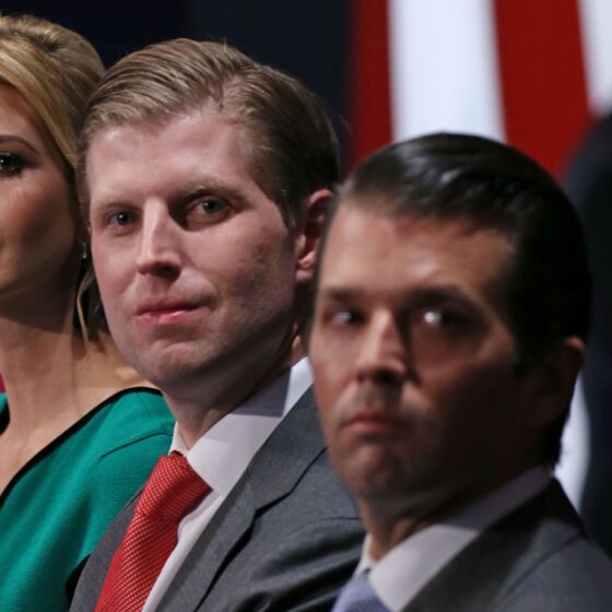 Ivanka officially abandons ship, leaving her brothers to drown