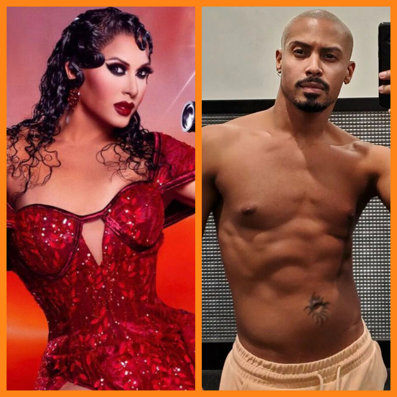 Naysha Lopez in and out of drag