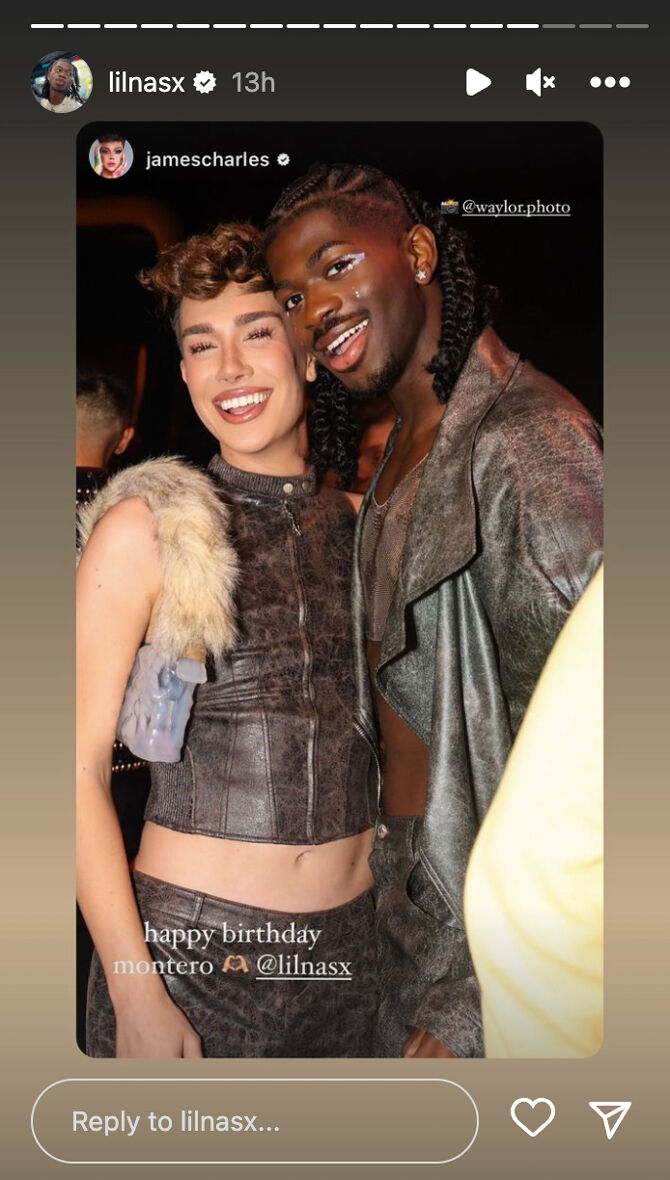James Charles and Lil Nas X