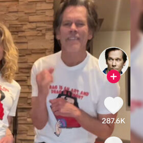 Kevin Bacon goes viral, and triggers the haters, with cute, drag-lovin’ video