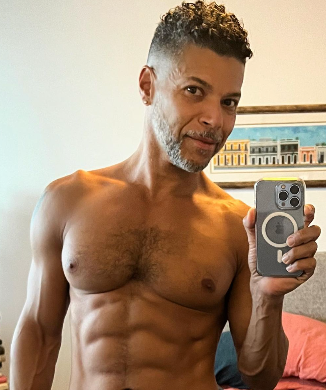 Wilson Cruz drives fans into hyperspace with shirtless post-yoga pic