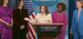 “The L Word” cast & creator join White House press briefing to celebrate Lesbian Visibility Week