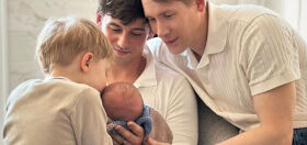 Tom Daley and Dustin Lance Black reveal they became dads again last month