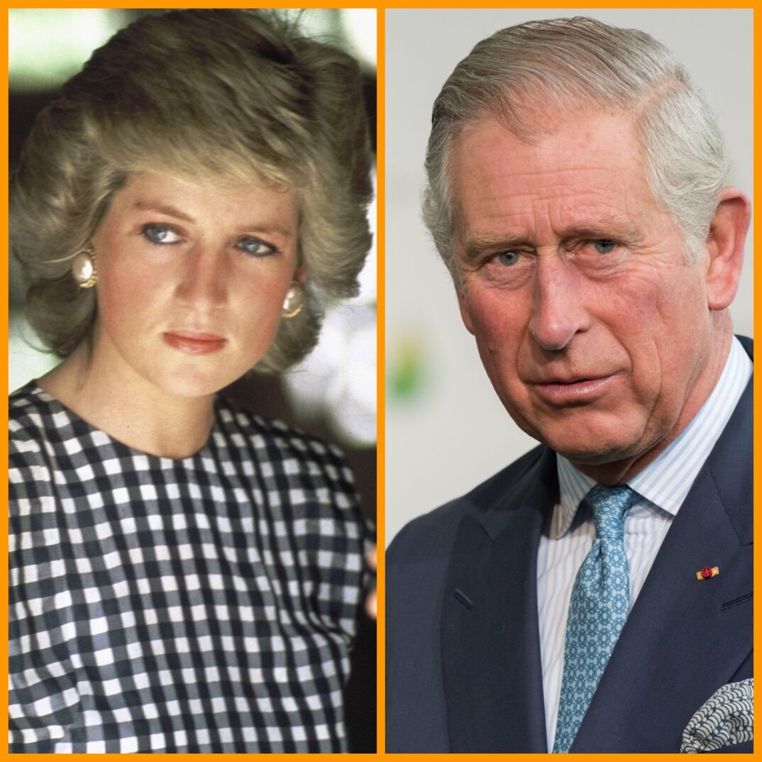 Princess DIana and Prince Charles side-by-side photos