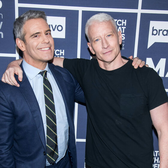 Andy Cohen dishes on having a threesome with Anderson Cooper & we’re all ears
