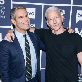 Andy Cohen dishes on having a threesome with Anderson Cooper & we’re all ears